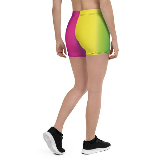 Vibrant Radiant Dance Shorts for Rave & Festival