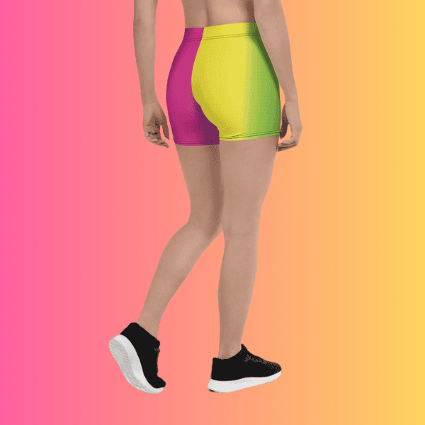 Vibrant Radiant Dance Shorts for Rave and Festival Adventures