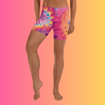 Vibrant Tie-Dye Rave Shorts for Ultimate Festival Vibes
