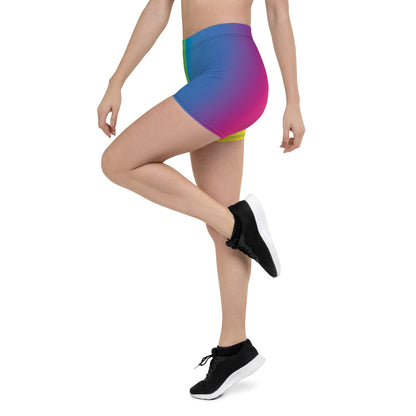 Vibrant Radiant Dance Shorts for Rave & Festival