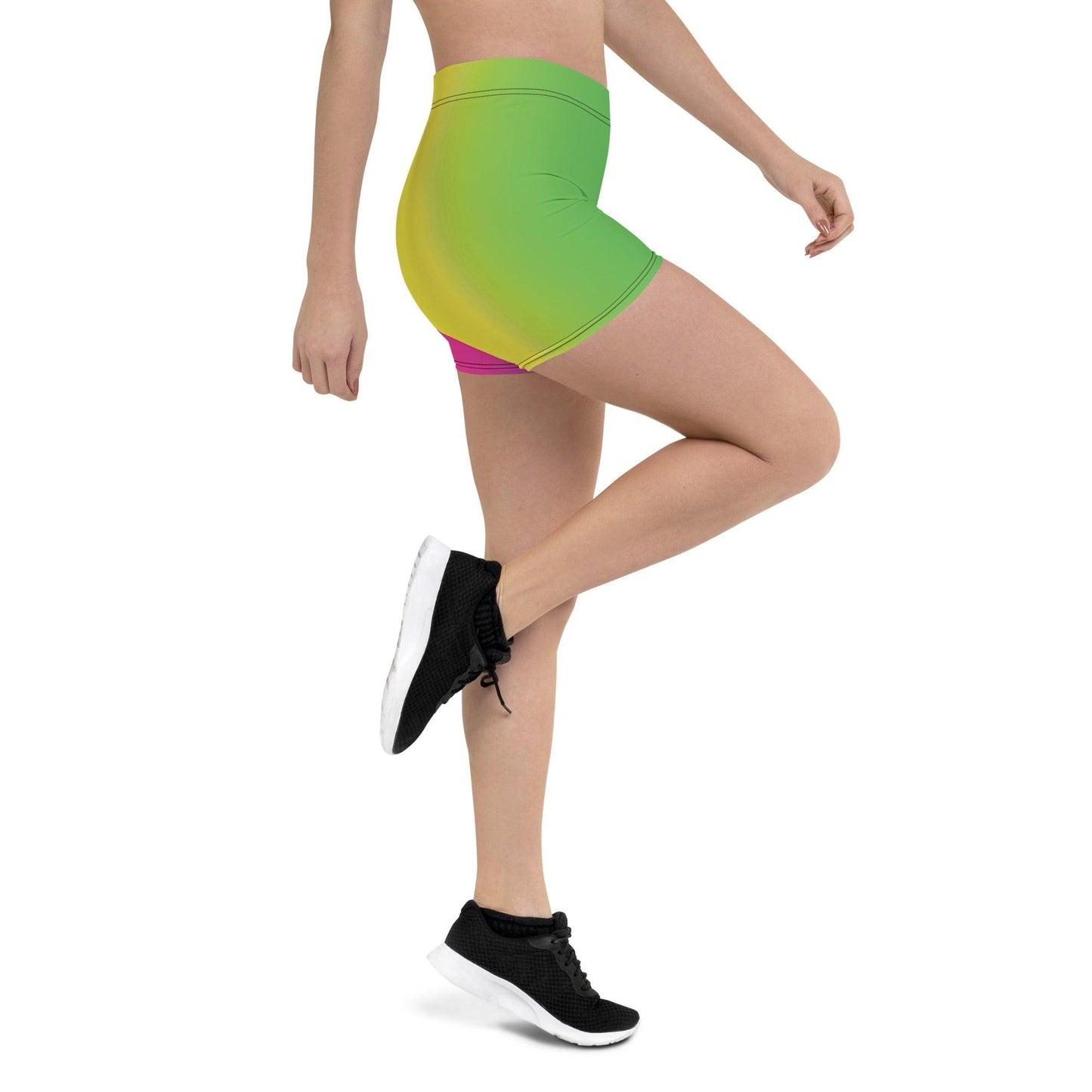 Vibrant Radiant Dance Shorts for Rave & Festival