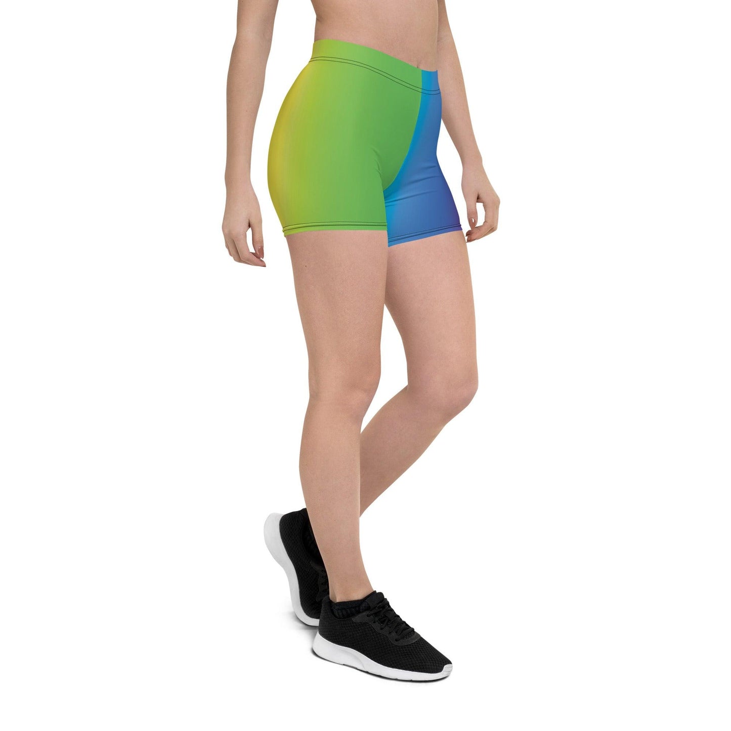 Vibrant Radiant Dance Shorts for Rave & Festival