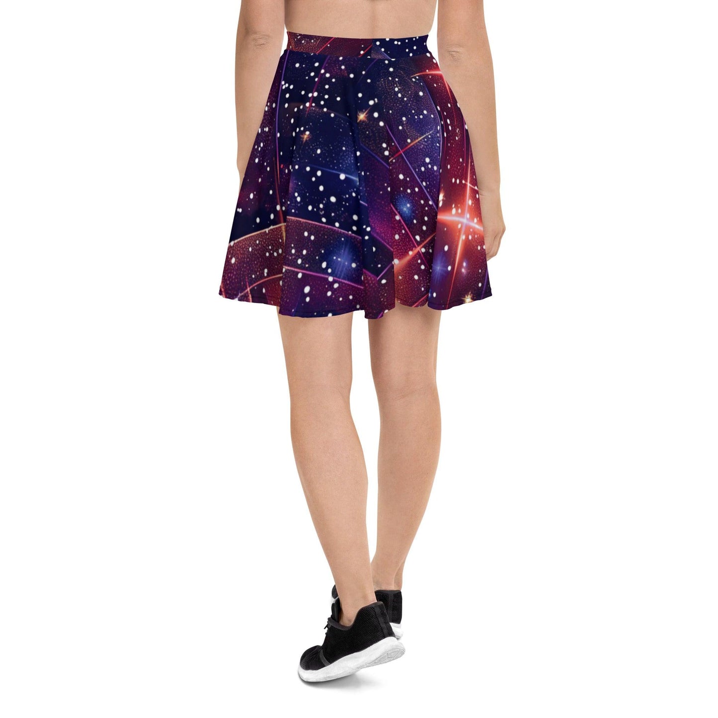 Galactic Groove Skater Skirt - Festival Ready Fashion