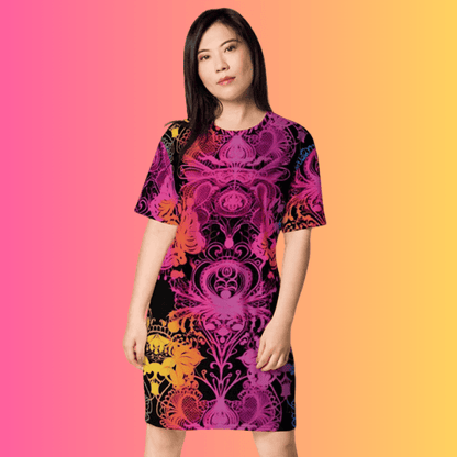 Chill Vibes T-Shirt Dress for Festivals and Everyday Adventures