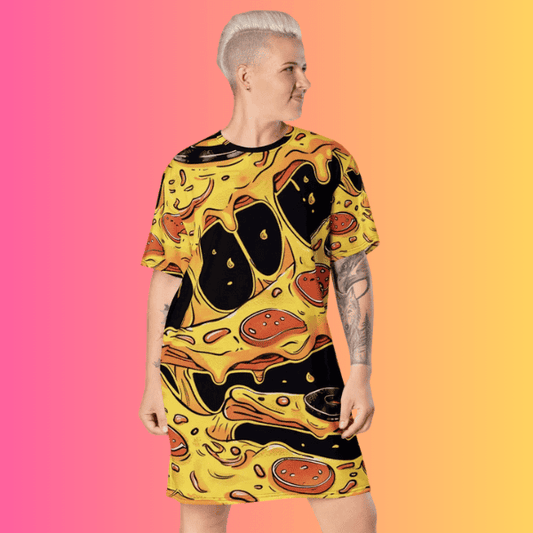 Fun and Versatile T-Shirt Dress for Festivals and Raves