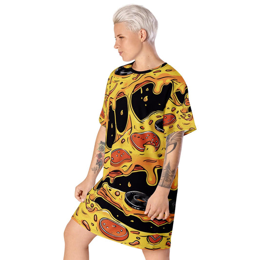 Versatile Playful T-Shirt Dress for Festivals