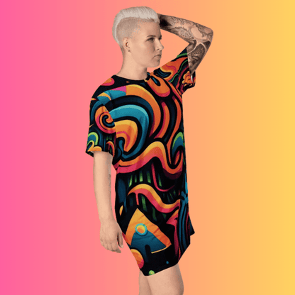 Ultimate Playful T-Shirt Dress for Festivals and Parties