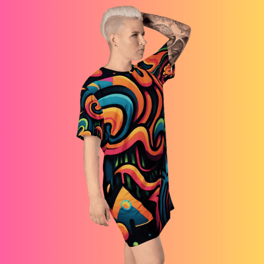 Ultimate Playful T-Shirt Dress for Festivals and Parties