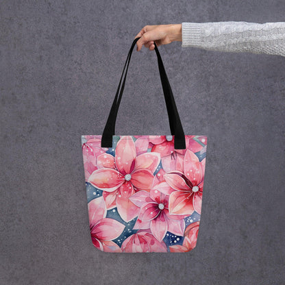 Festival Flower Tote Bag for EDM Lovers