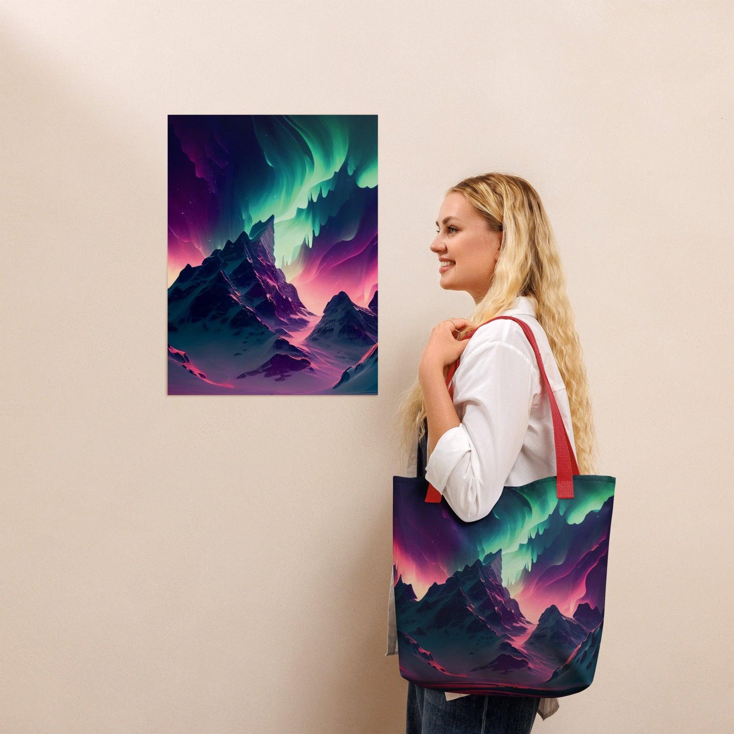 Northern Lights Festival Tote Bag