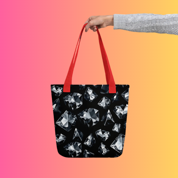 Diamond Tote Bag for Raves and Festivals