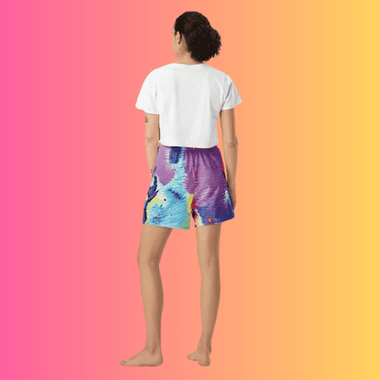 All-Over Print Unisex Athletic Long Shorts for Festivals and Raves