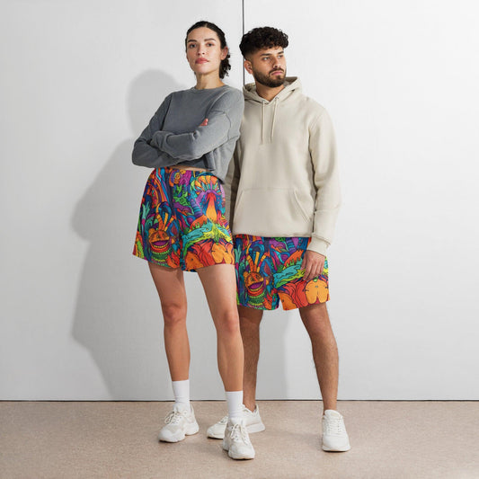 All-Over Print Unisex Athletic Long Shorts for Festivals