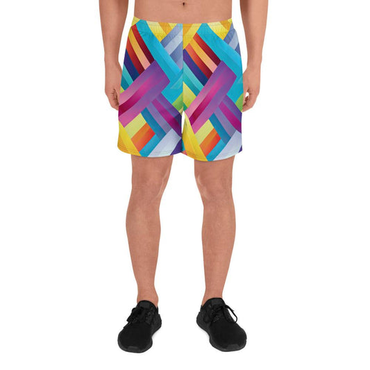 Psychedelic Trippy Long Shorts for Rave & Festival