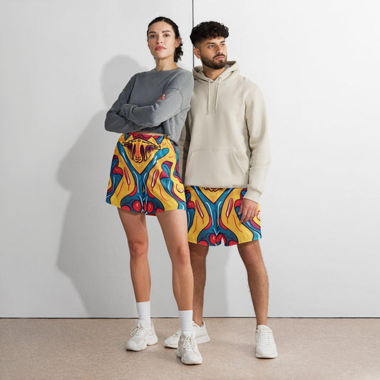 All-Over Print Unisex Athletic Long Shorts for Festivals