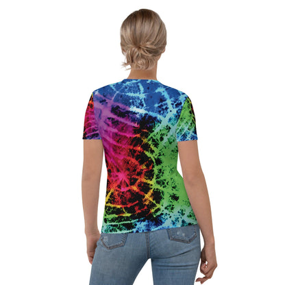 Neon Tie-Dye Women's Festival T-shirt