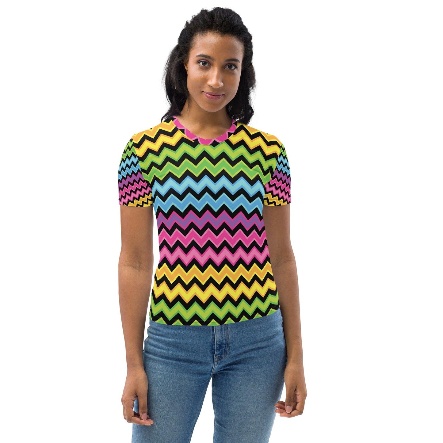 Rainbow Stripe Women's Festival T-shirt