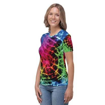 Neon Tie-Dye Women's Festival T-shirt