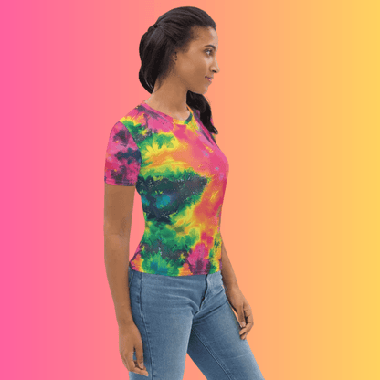 Vibrant Tie-Dye Festival T-Shirt for Women