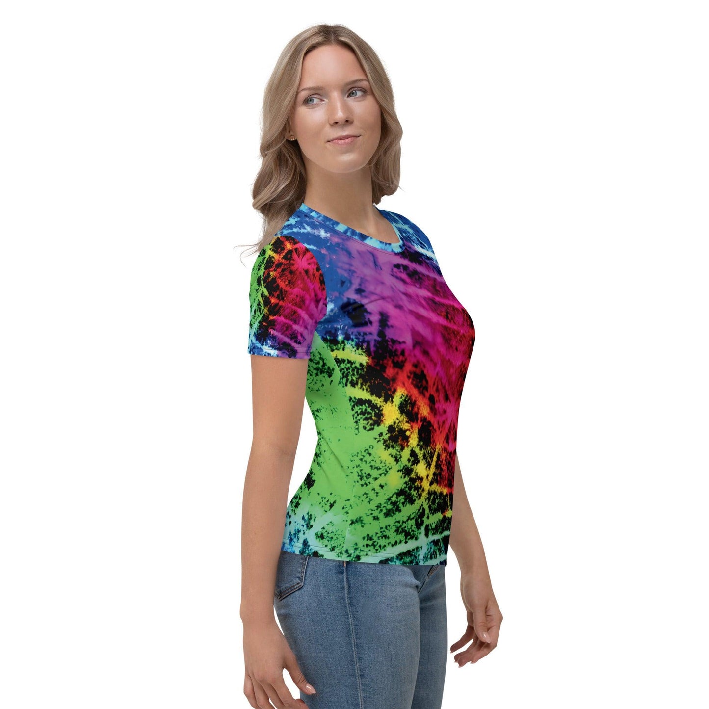 Neon Tie-Dye Women's Festival T-shirt