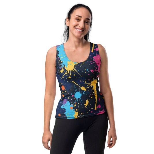 Paint Splash Festival Tank Top