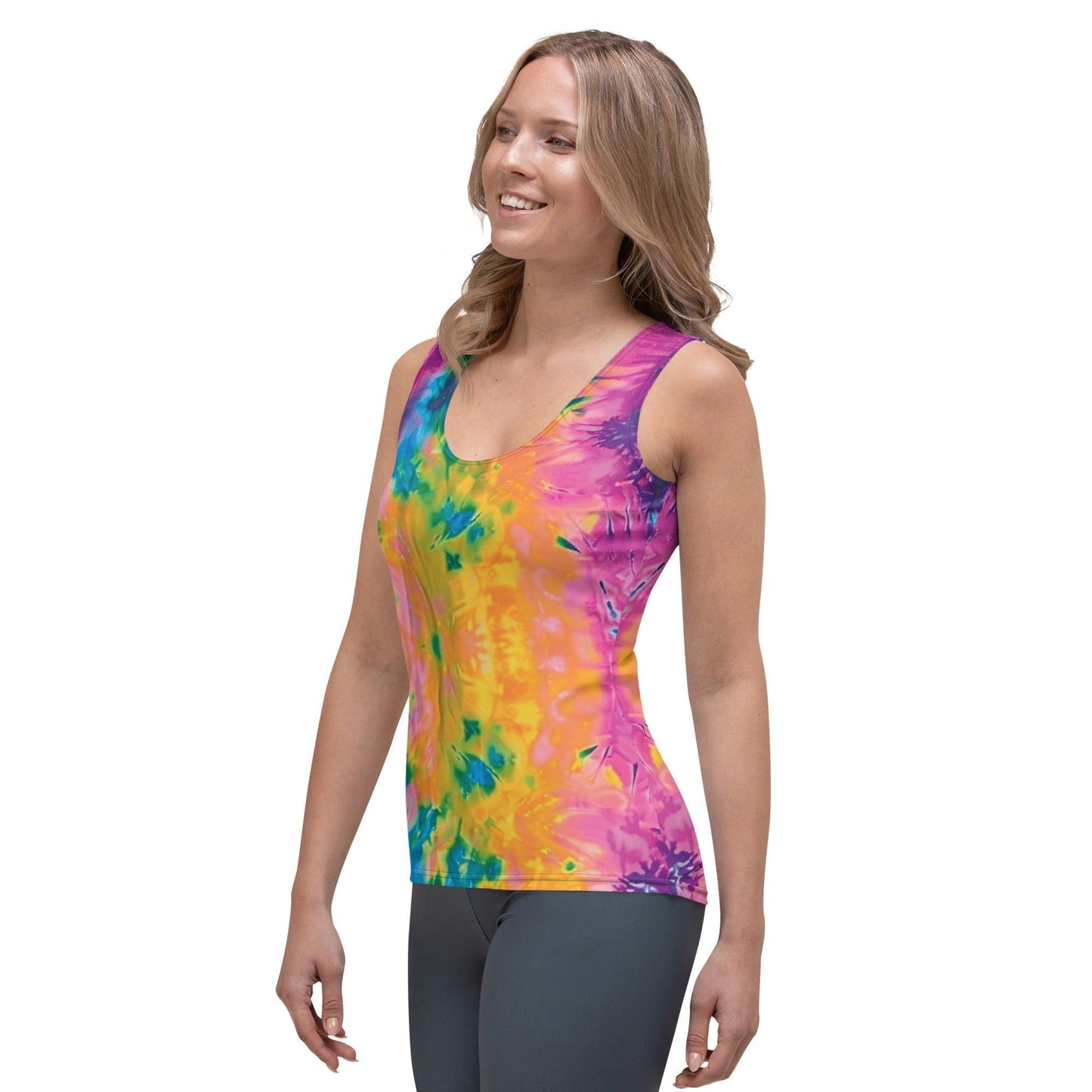 Vibrant Tie-Dye Festival Tank Top