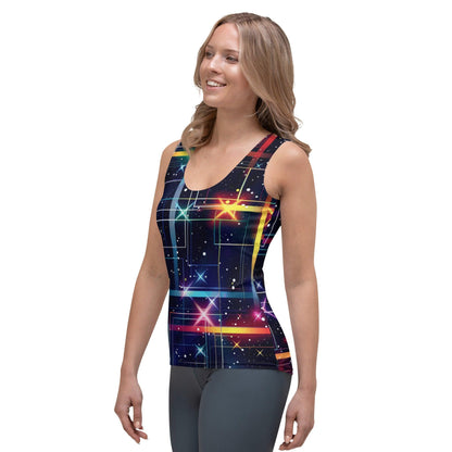 Trippy Abstract Tank Top for Raves & Festivals