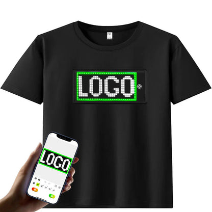 LED Clothes Display Screen Internet Celebrity Luminous Trendy T-shirt