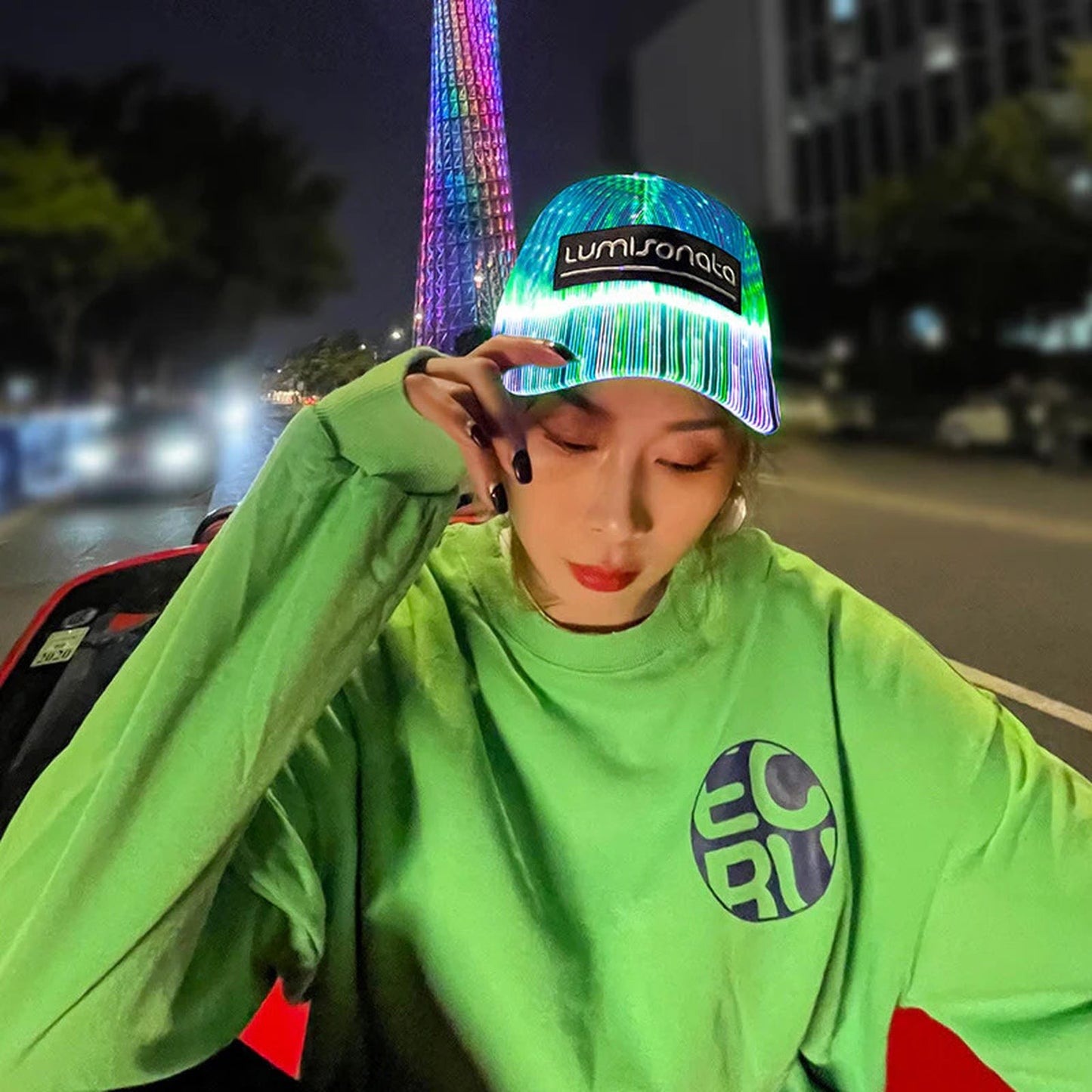 LED Hat For Raves And EDM Festivals