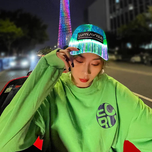 LED Hat For Raves And EDM Festivals