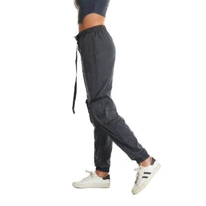 Reflective Plus Size Pants for EDM Festivals and Raves