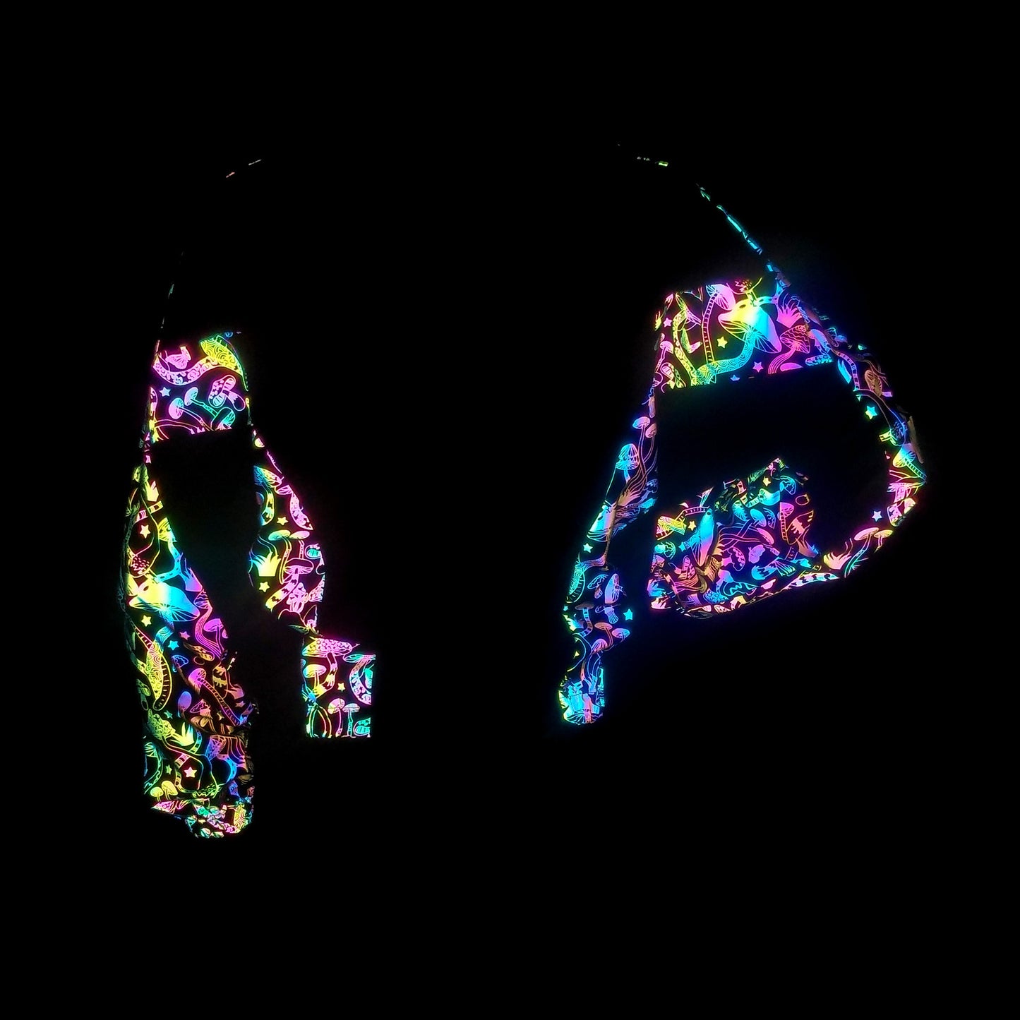 EDM Women’s Reflective Festival Coat for Raves