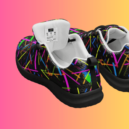 Men's Vibrant Festival Athletic Shoes for EDM Events