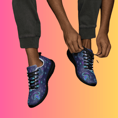 Men's Vibrant Festival-Ready Athletic Shoes for Rave Enthusiasts