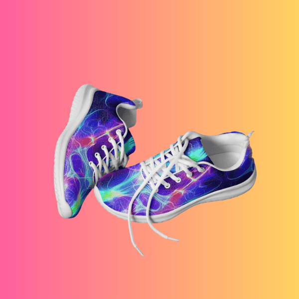 Men's Playful Festival-Ready Athletic Shoes for EDM Lovers