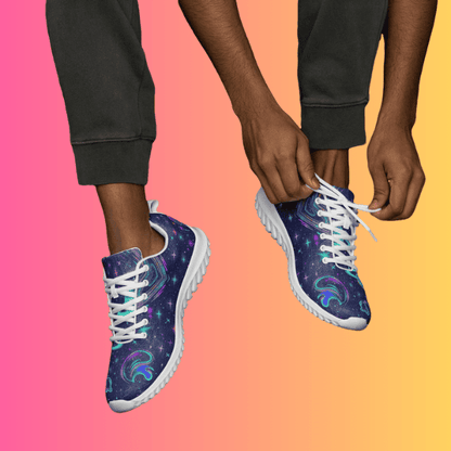 Men's Vibrant Festival-Ready Athletic Shoes for Rave Enthusiasts