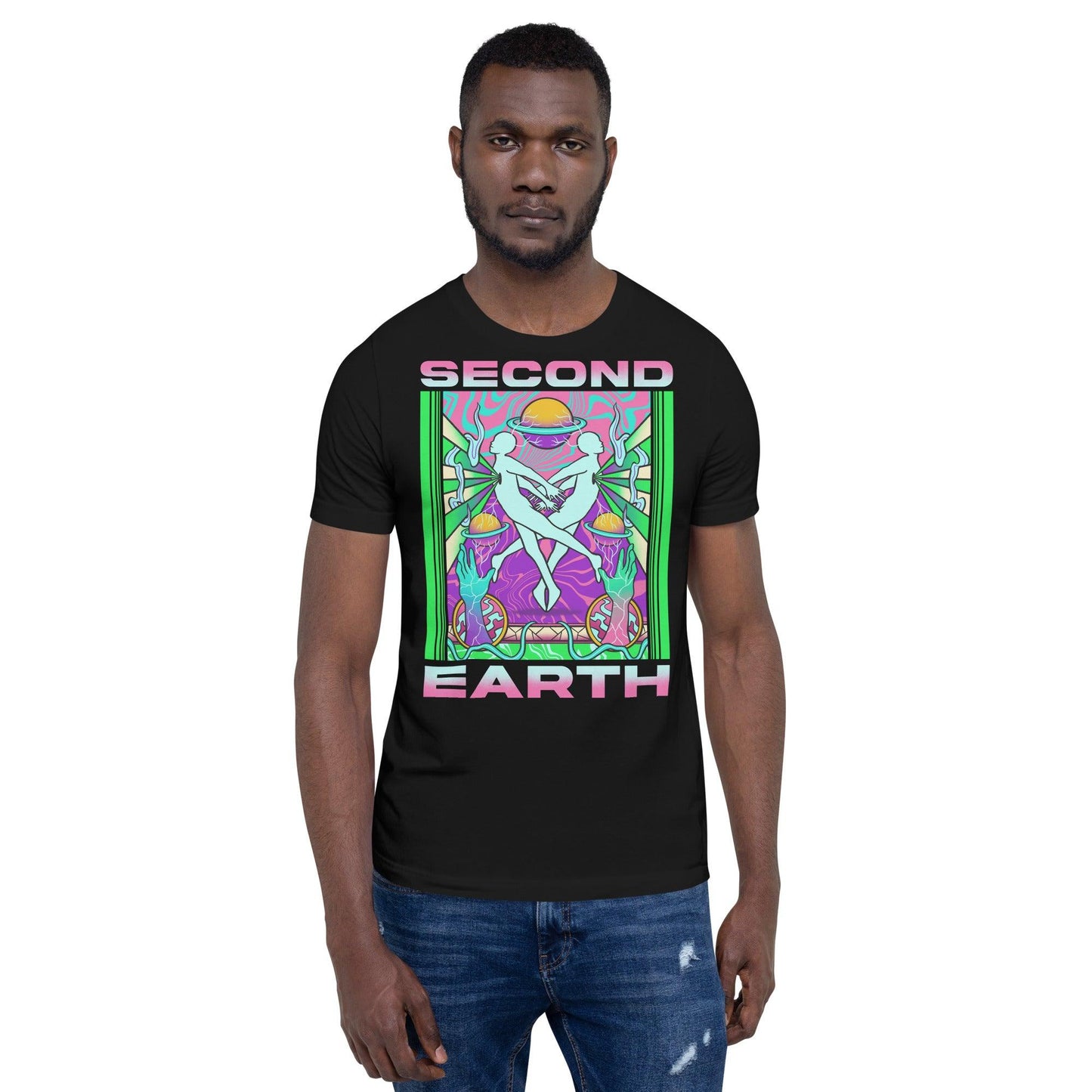 Second Earth Unisex Festival T-Shirt for Raves