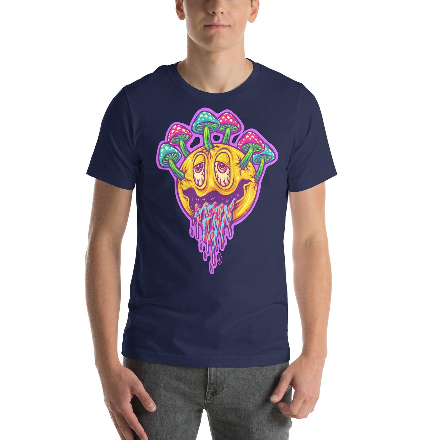 Trippy Mushroom Unisex T-shirt for Rave & Festival